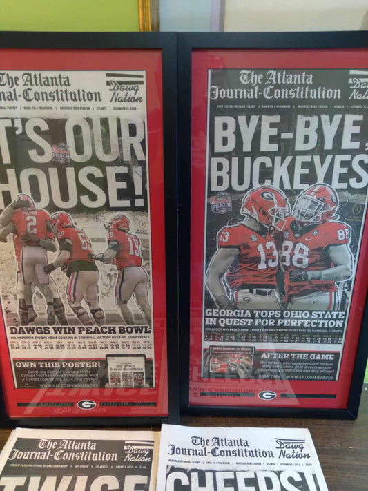 Custom Newspaper Framing