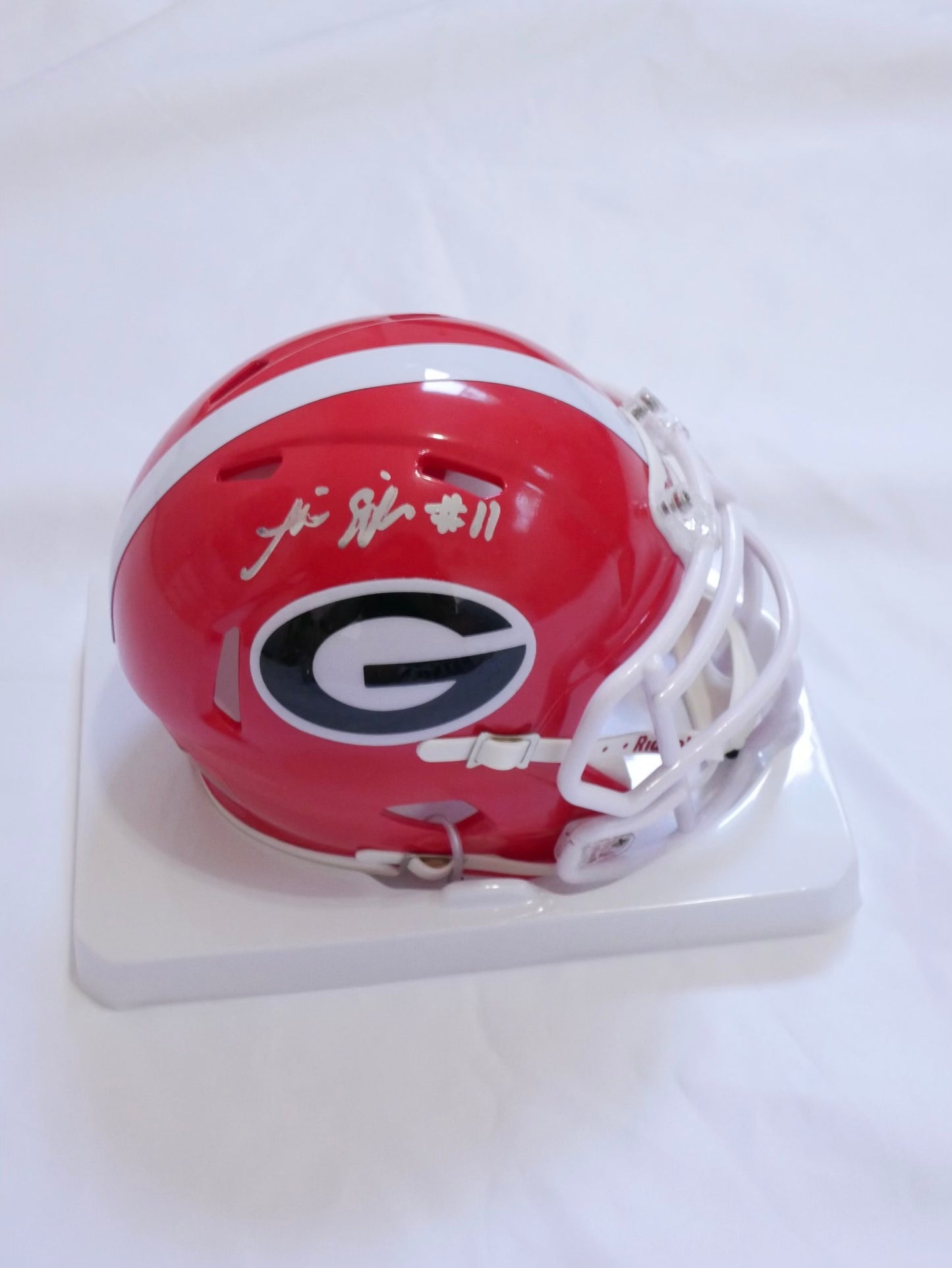 Arian Smith Autographed Mini Helmet