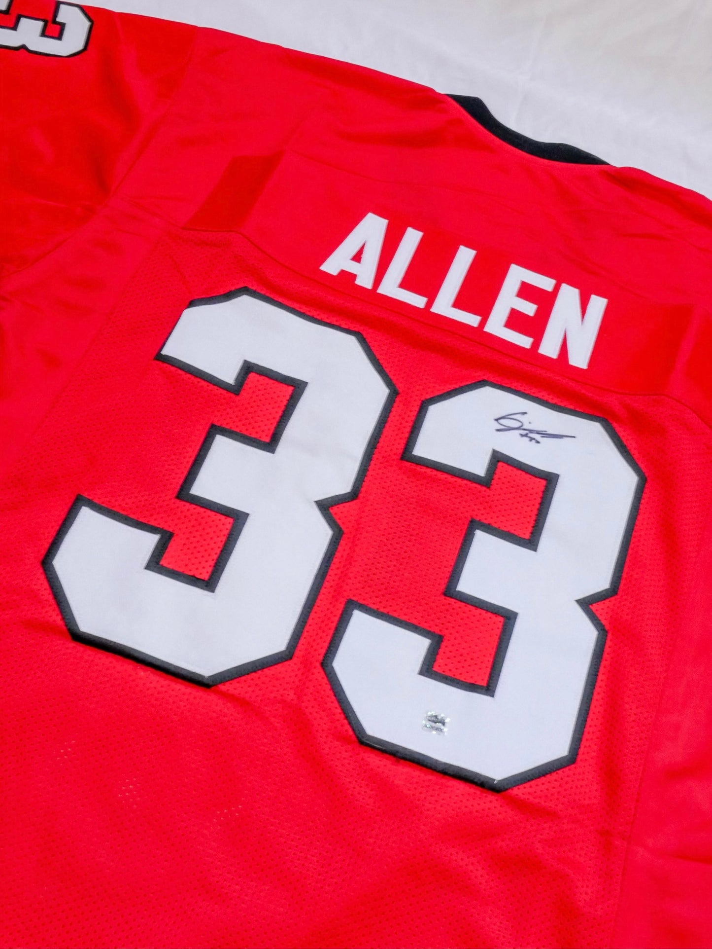 CJ Allen Signed Custom Jersey