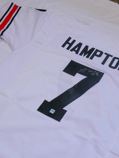 Rodney Hampton Signed Custom Jersey