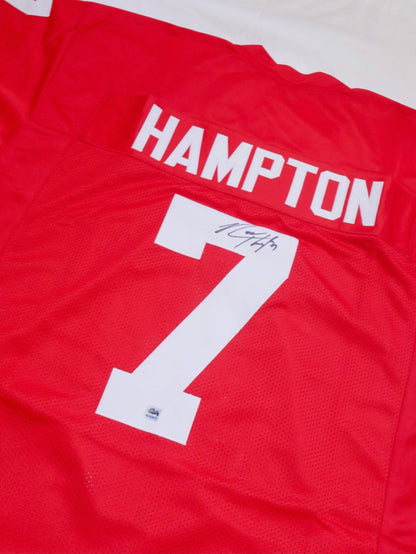 Rodney Hampton Signed Custom Jersey