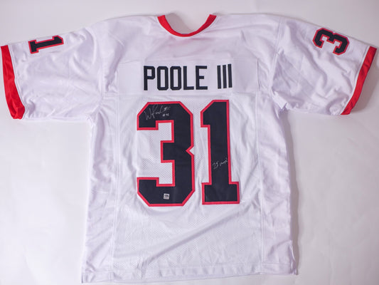 William Poole Custom Autographed Jersey