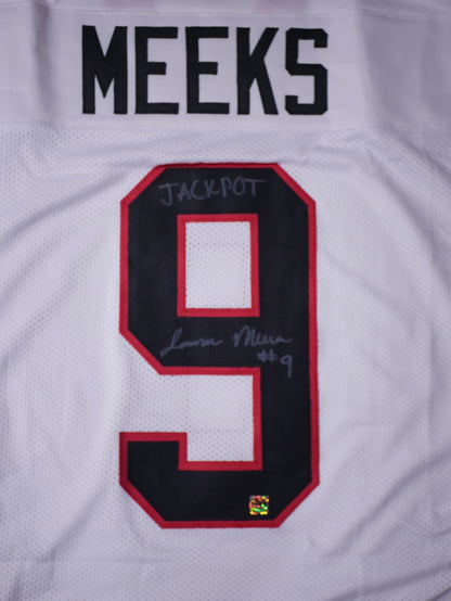 Jackson Meeks Autographed Custom Jersey W/ Inscriptions