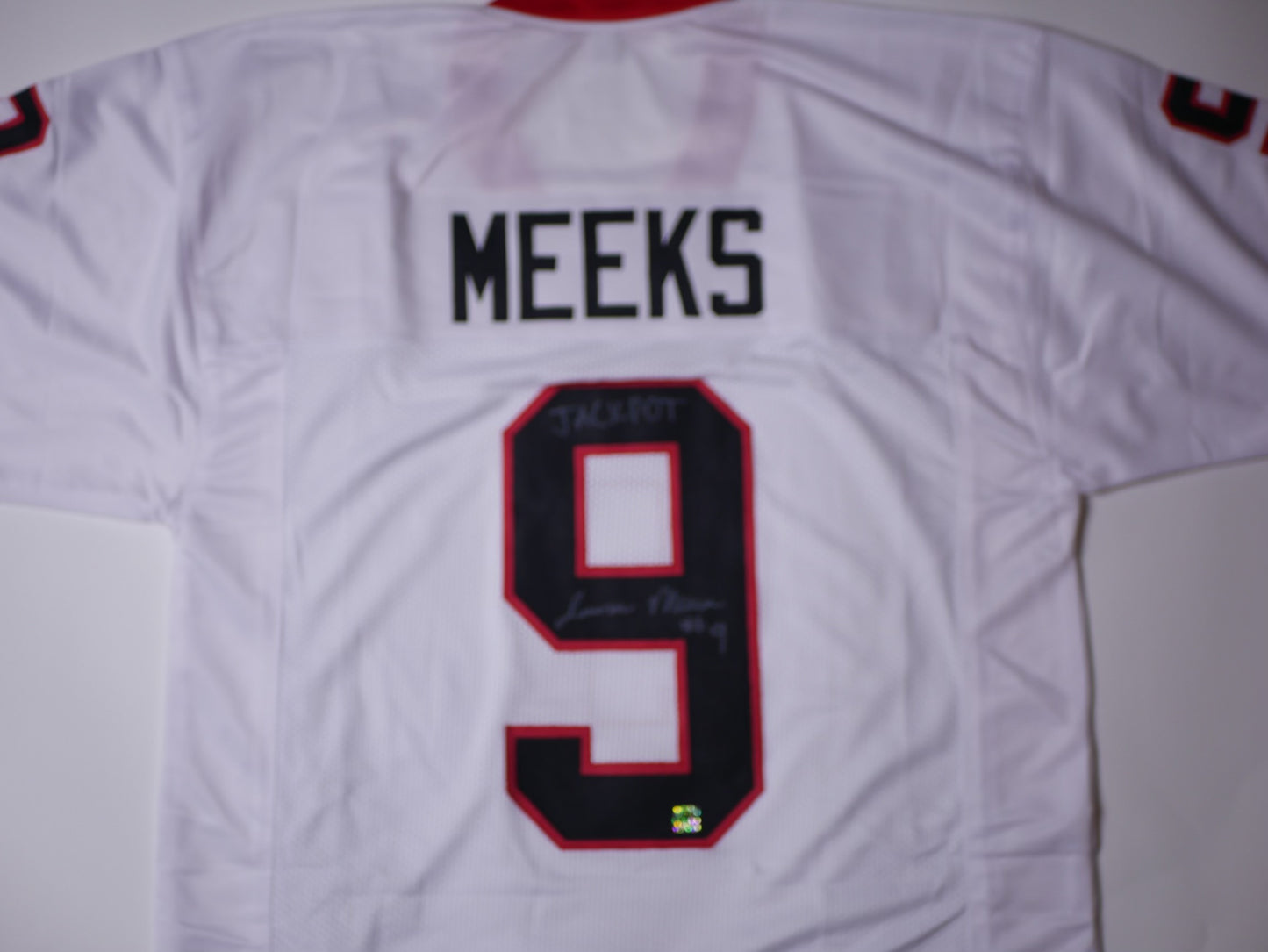 Jackson Meeks Autographed Custom Jersey W/ Inscriptions