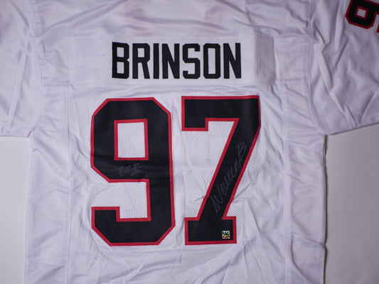 Warren Brinson Autographed Custom Jersey