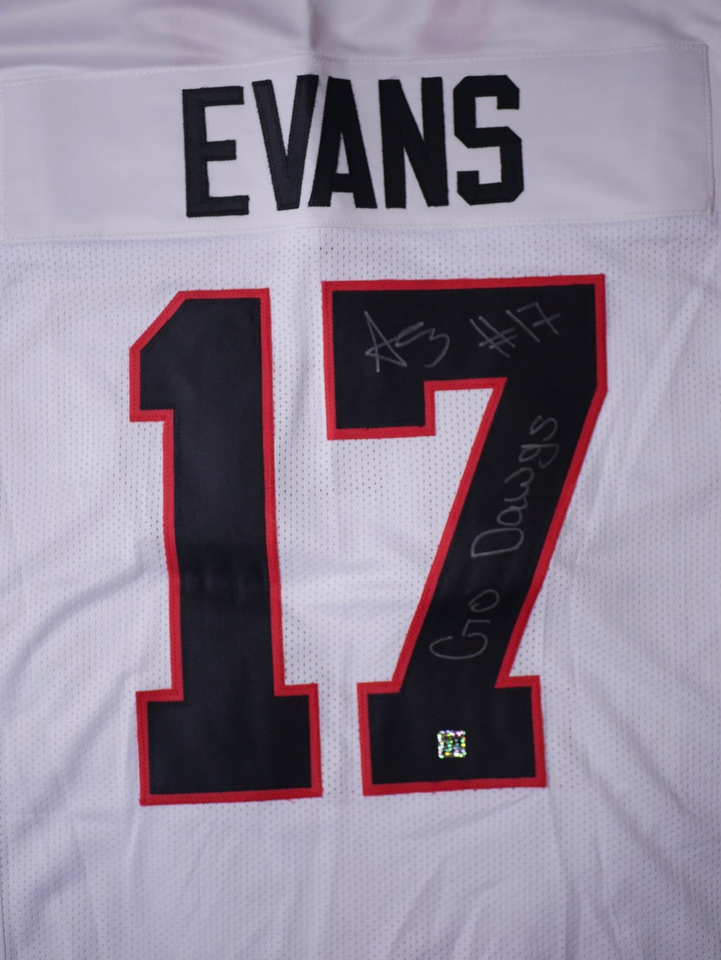 Anthony Evans Autographed Custom Jersey