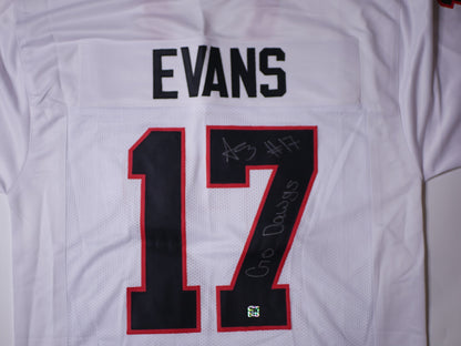 Anthony Evans Autographed Custom Jersey